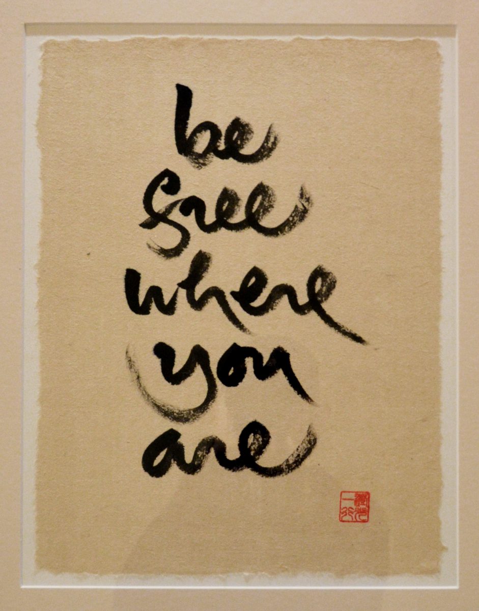 Be Free Where You Are