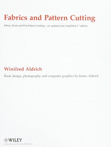 Fabrics and Pattern Cutting
