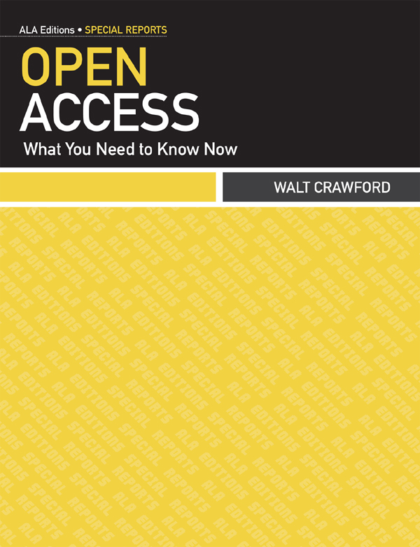Open Access: What You Need to Know Now