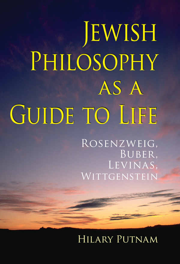 Jewish Philosophy as a Guide to Life