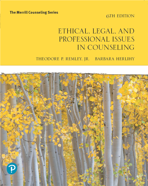 Ethical, Legal, and Professional Issues in Counseling