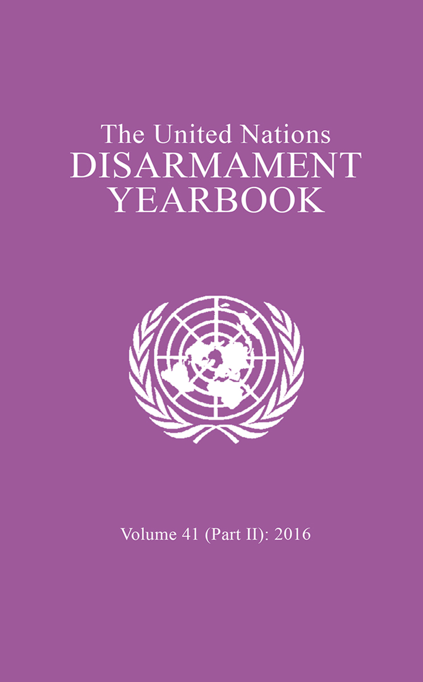 United Nations Disarmament Yearbook 2016