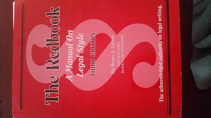 The Redbook: A Manual on Legal Style