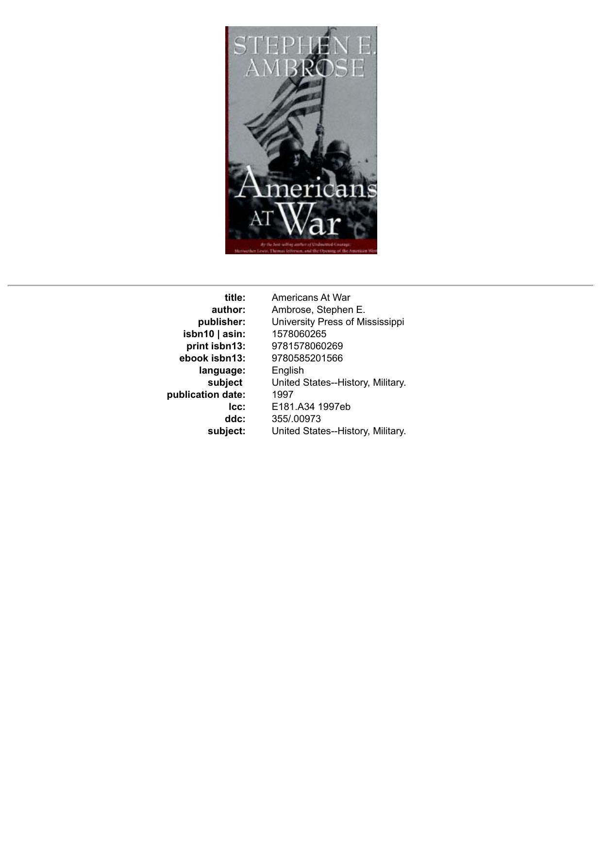 Americans at War