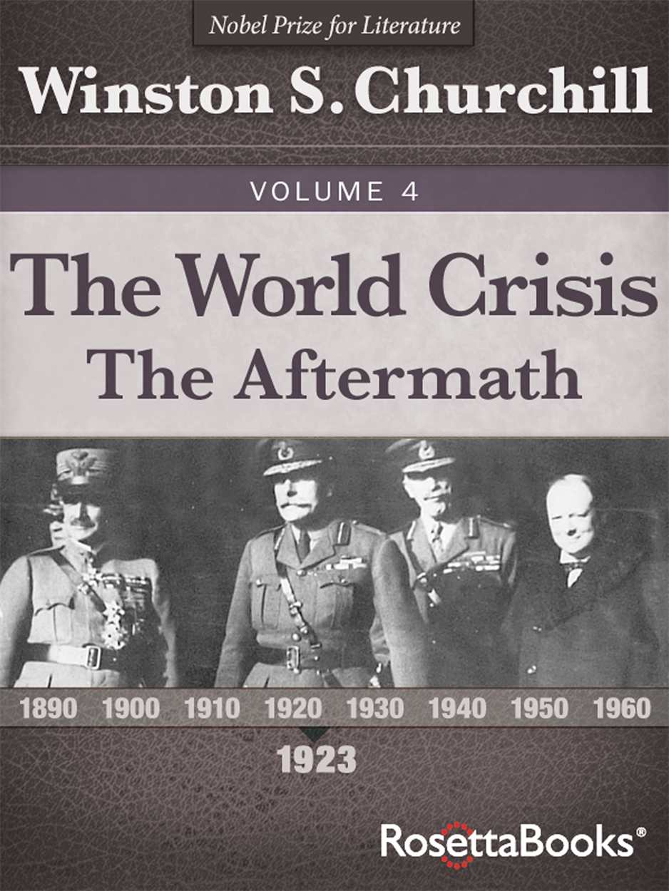 The World Crisis, Vol. 4, The Aftermath, 1918 - 1928
