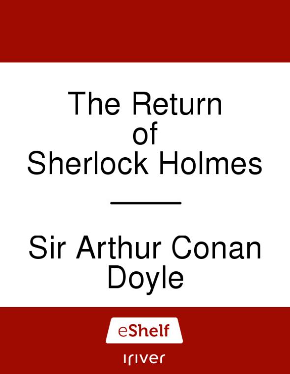 The Return of Sherlock Holmes