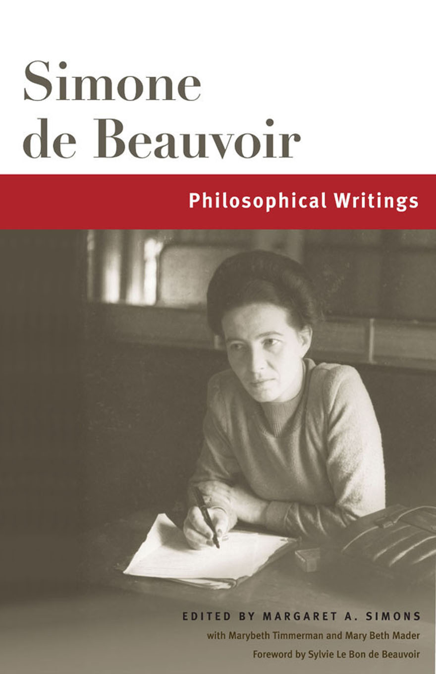 Philosophical Writings by Simone de Beauvoir