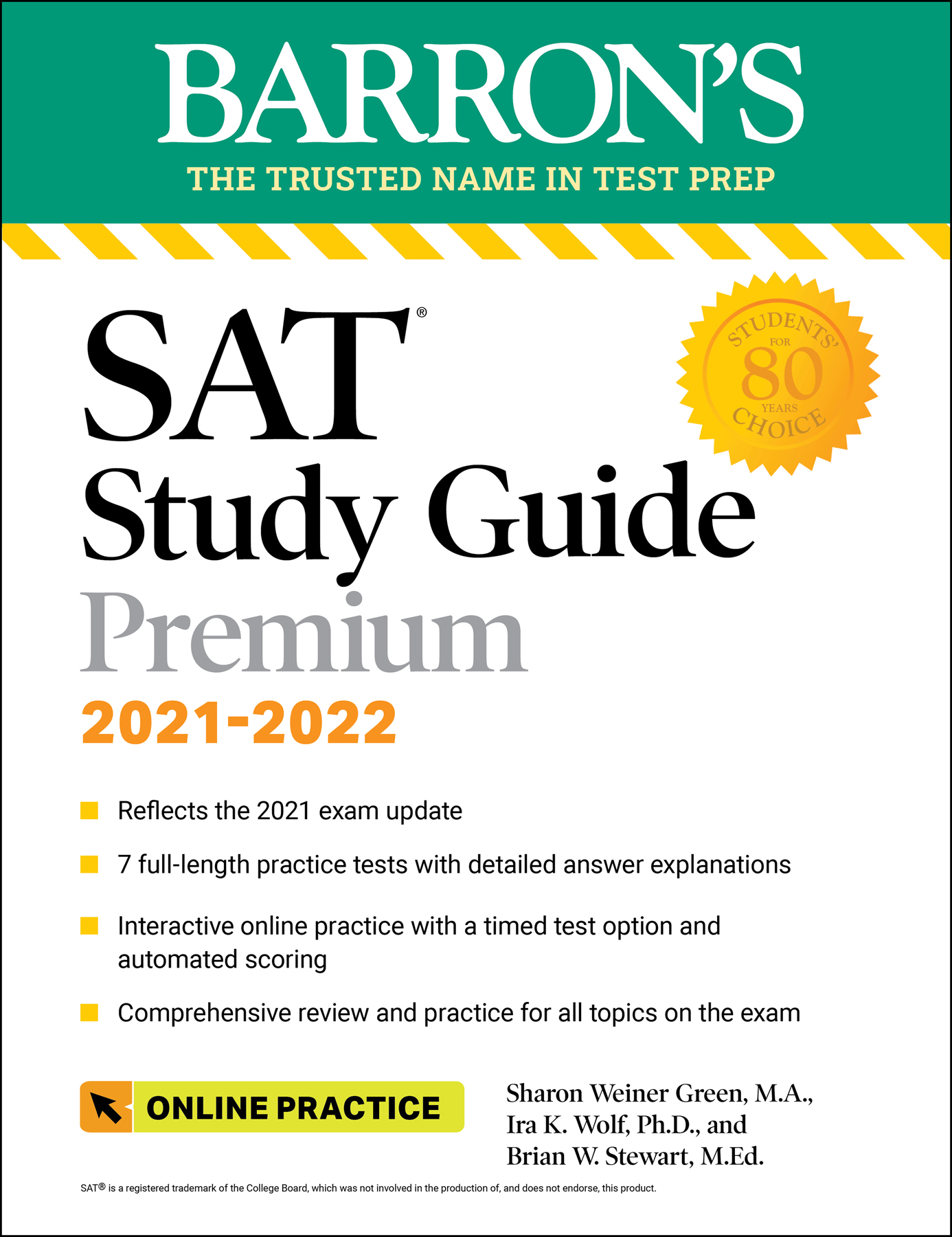 SAT Study Guide Premium 2021-2022