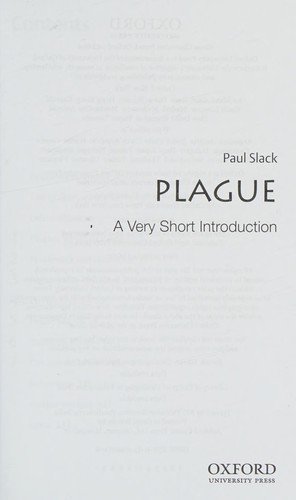 Plague: A Very Short Introduction