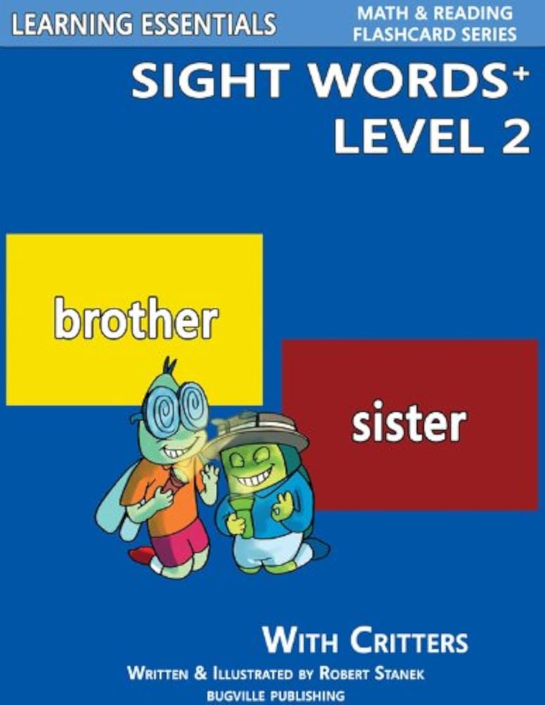 Sight Words Plus Level 2: Sight Words Flash Cards With Critters for Kindergarten & Up