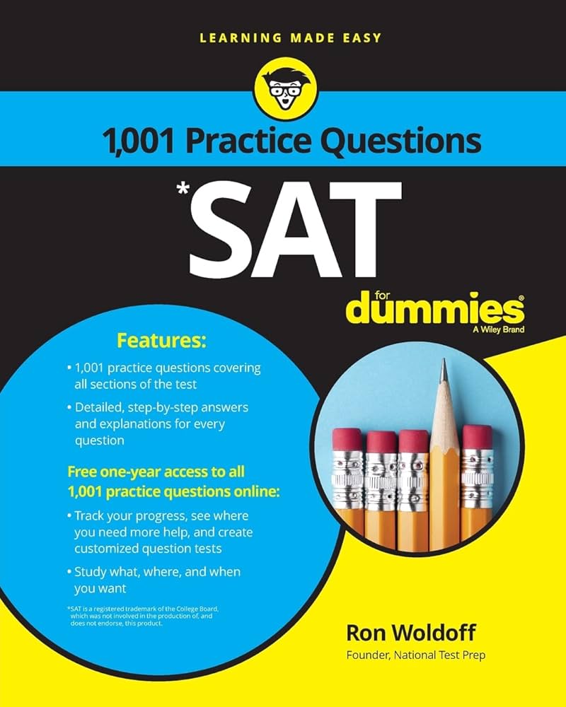 SAT: 1,001 Practice Questions for Dummies