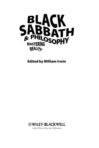 Black Sabbath and Philosophy: Mastering Reality