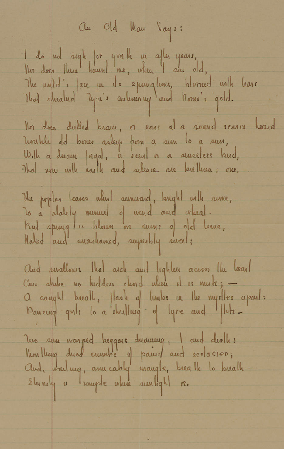 William Faulkner Manuscripts