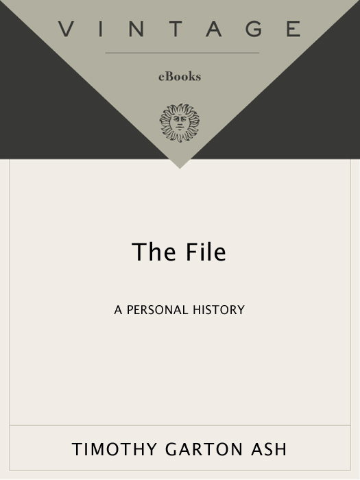 The File: A Personal History